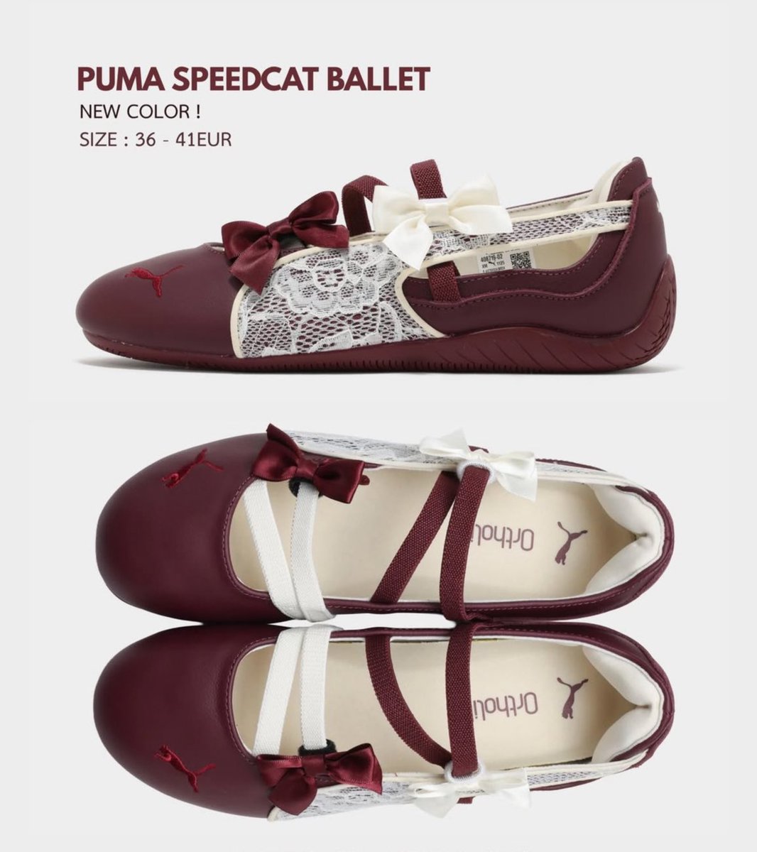 edfens's tweet image. these Puma Speedcat Ballet Lace beautifully chic
