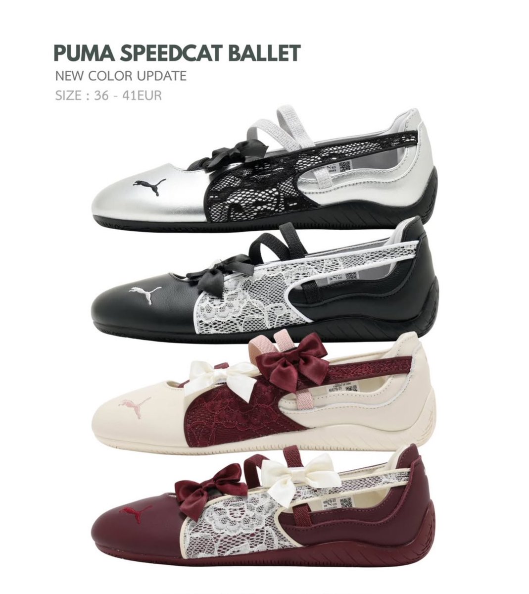 edfens's tweet image. these Puma Speedcat Ballet Lace beautifully chic