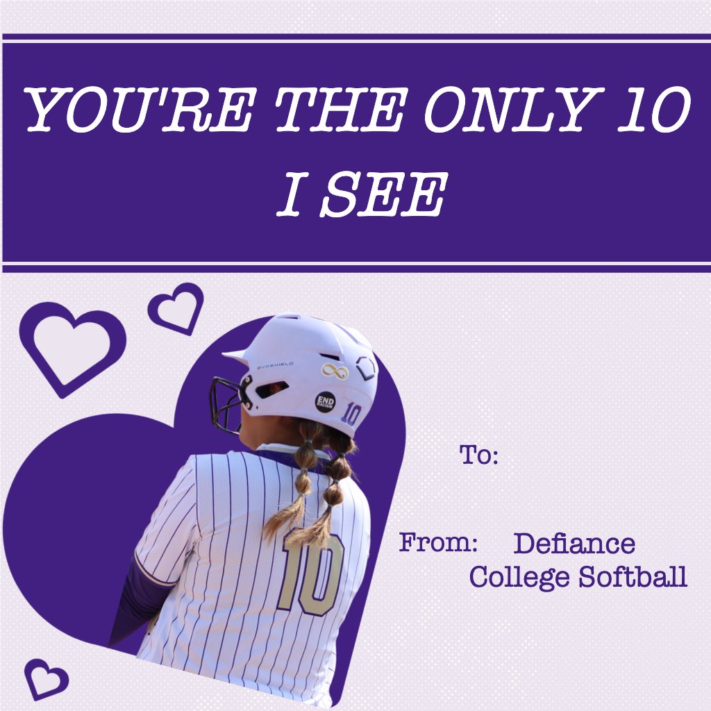 Defiance College Softball tweet media