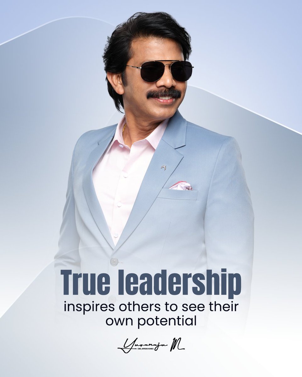 YuvarajuOffl's tweet image. Leadership is about building belief in others and guiding them toward growth. Yuvaraju Sir’s journey reflects clarity, courage, and commitment to excellence.

#Yuvaraju #MyronHomes #BusinessInspiration #LeadershipGoals #GrowthMindset