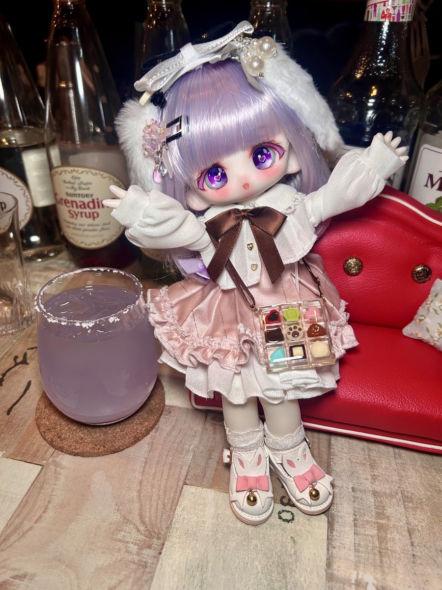 恋羽ちゃんのイメカク作って貰いました🫶

 #Element_L 
 #みるき〜娘 
 #うちのこかわいい