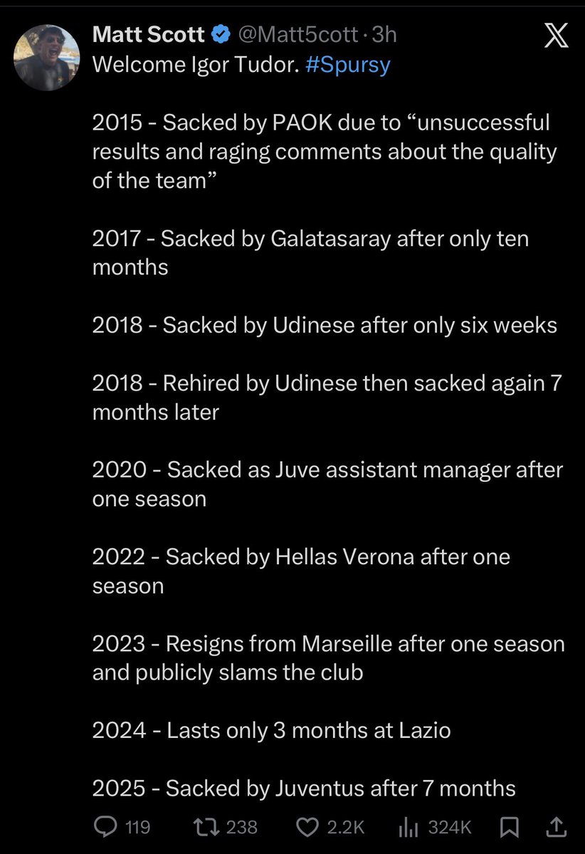 <a href="/SpursOfficial/">Tottenham Hotspur</a> Looks promising