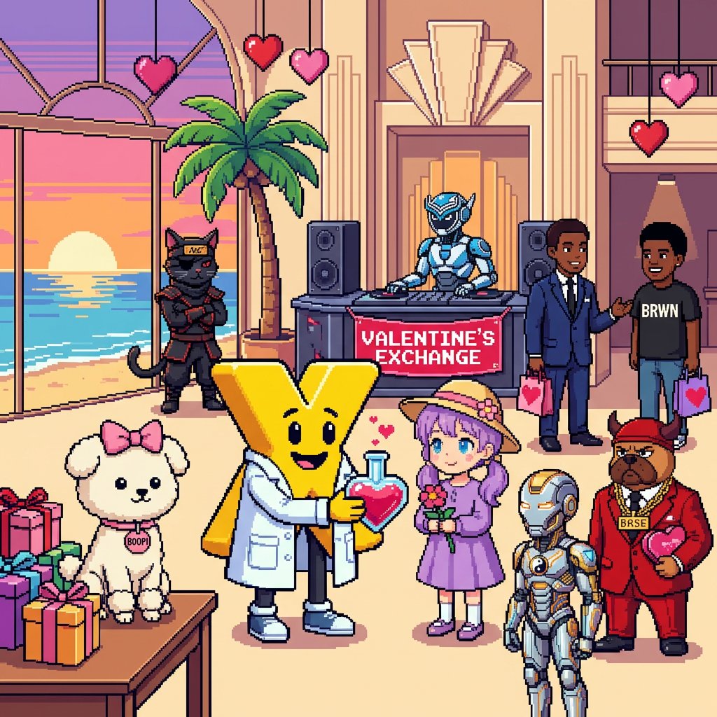 Happy val hero's and champ!
THE VALENTINE’S EXCHANGE IS LIVE 
Where love meets value.
Where community meets rewards.
Where exchange means more than tokens.

The X delivers value
The community receives rewards
The system runs with energy
Security stands guard
Everyone participates