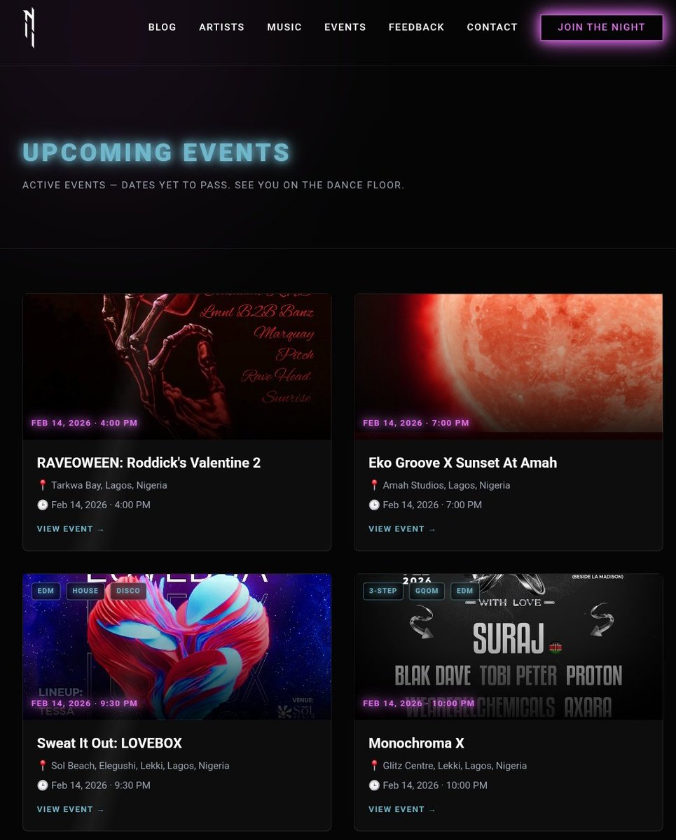 In addition, this creates a lovely feedback system highlighting great areas, or possible flaws (if there are any) to the event organisers, anonymously.

This approaches intends to help our amazing event organisers curate better experiences for their loyal ravers / event goers.