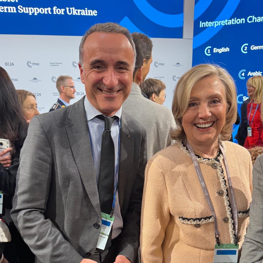 oscepa's tweet photo. OSCE PA Pres. @perejoanpons &amp; SG @robertomontella have participated over the past two days in the @MunSecConf, focusing on regional stability, democratic resilience, and ongoing efforts to support peace in the OSCE area amid geopolitical tensions.

🔗 https://t.co/wdHF2wM1Bj https://t.co/WMa68Qalmf