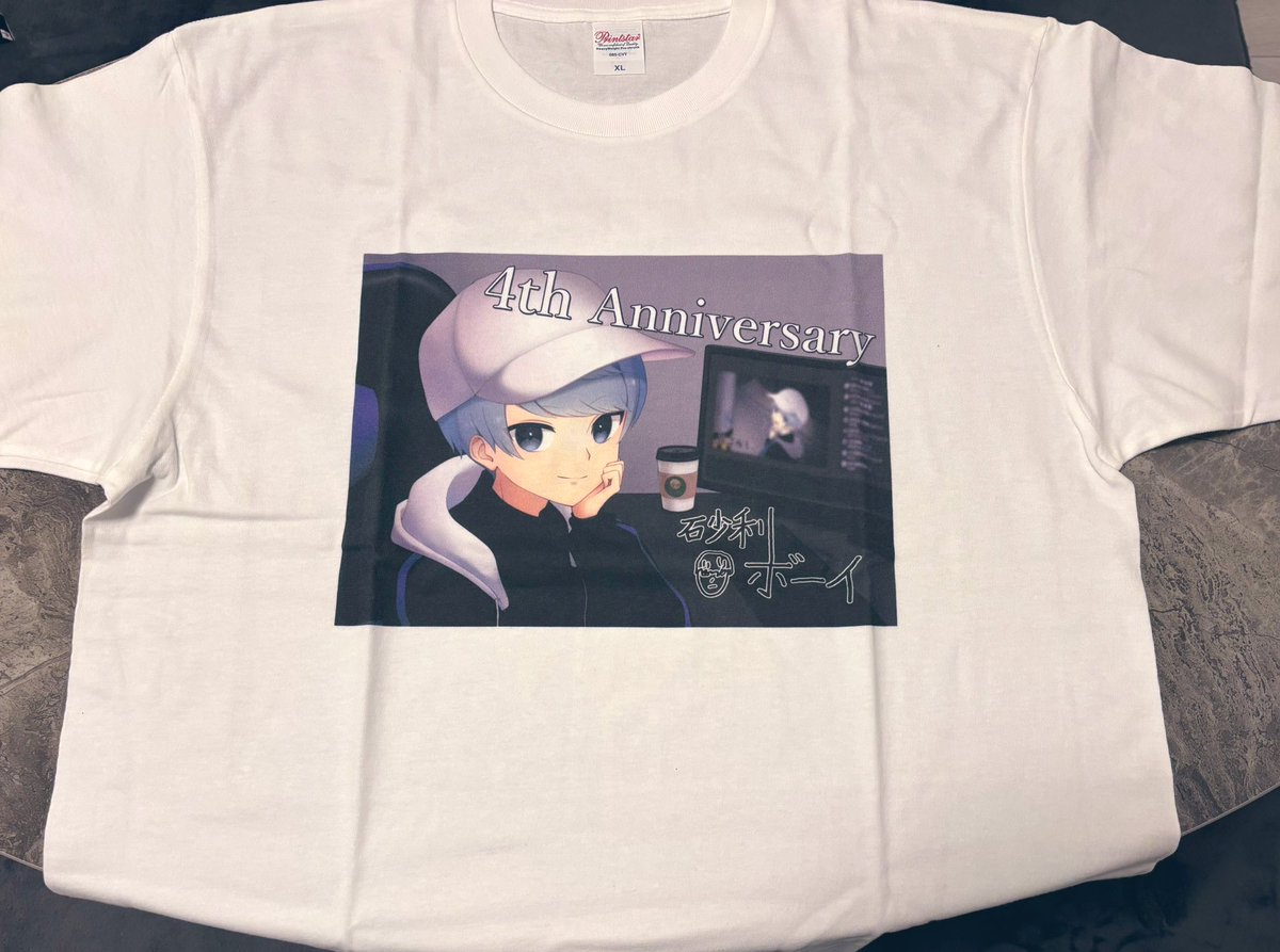【激レア賞紹介】
4周年書き下ろしTシャツ激かわです😌
ぜひみんなもハッシュタグ付けてね👍

#砂利ボーイウェブポン