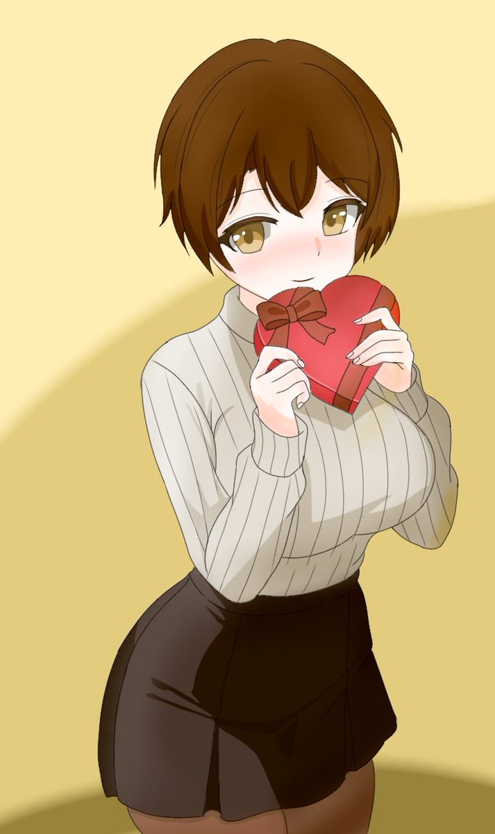 Will you be my valentine?? 
Bruh gambar oc sendiri jadi malas