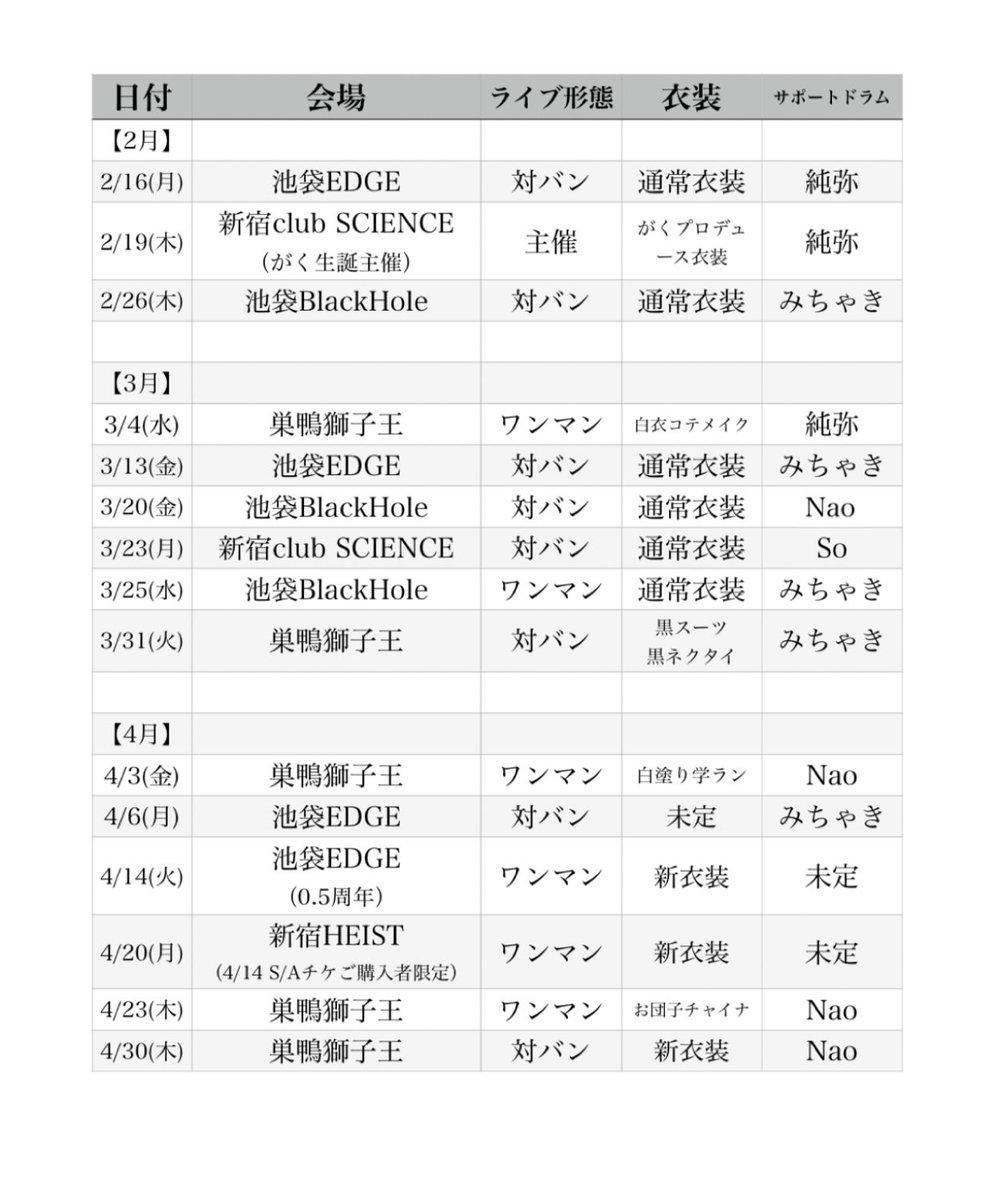 Saiai_Info's tweet image. 【お知らせ】
最近スケジュールと
サポートドラム情報です🥁

サポートドラムにNaoさん
@tatakudrum_Nao 
追加です！

◆PICK UP LIVE
3/25(水)池袋BlackHole
Replica衣装見納め500円ワンマン『Real』