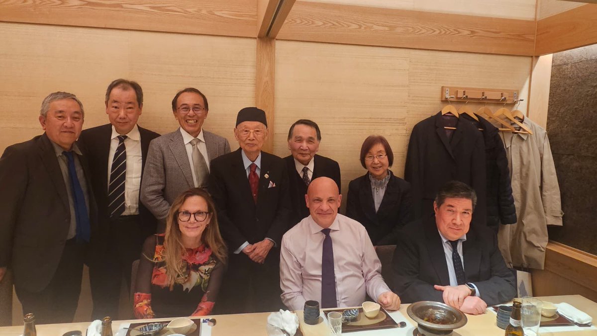 Met Nobel Laureate Satoshi Ōmura, who discovered ivermectin in 1974 and won the Nobel Prize in 2015. What moved me most? He donated his royalties to build medical and research facilities. Pure humility. Brilliant mind. Saved countless lives. An honor to share dinner and