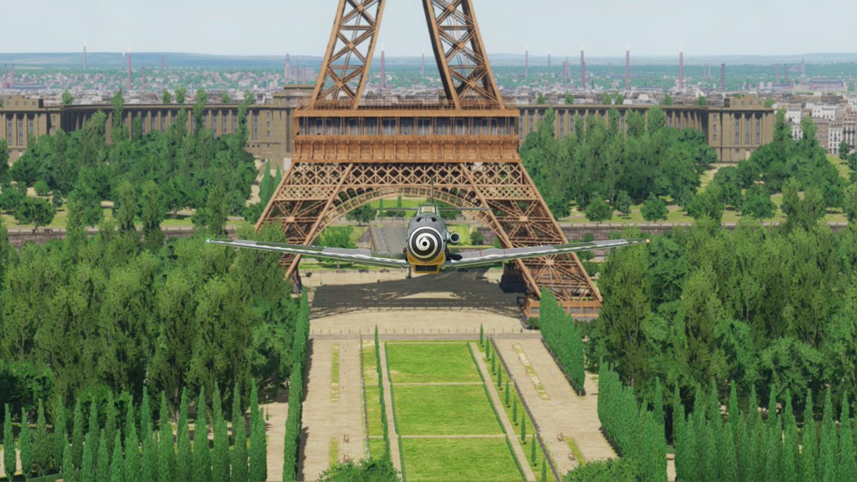 エッフェル塔くぐり まずは一番下から #DCSWORLD