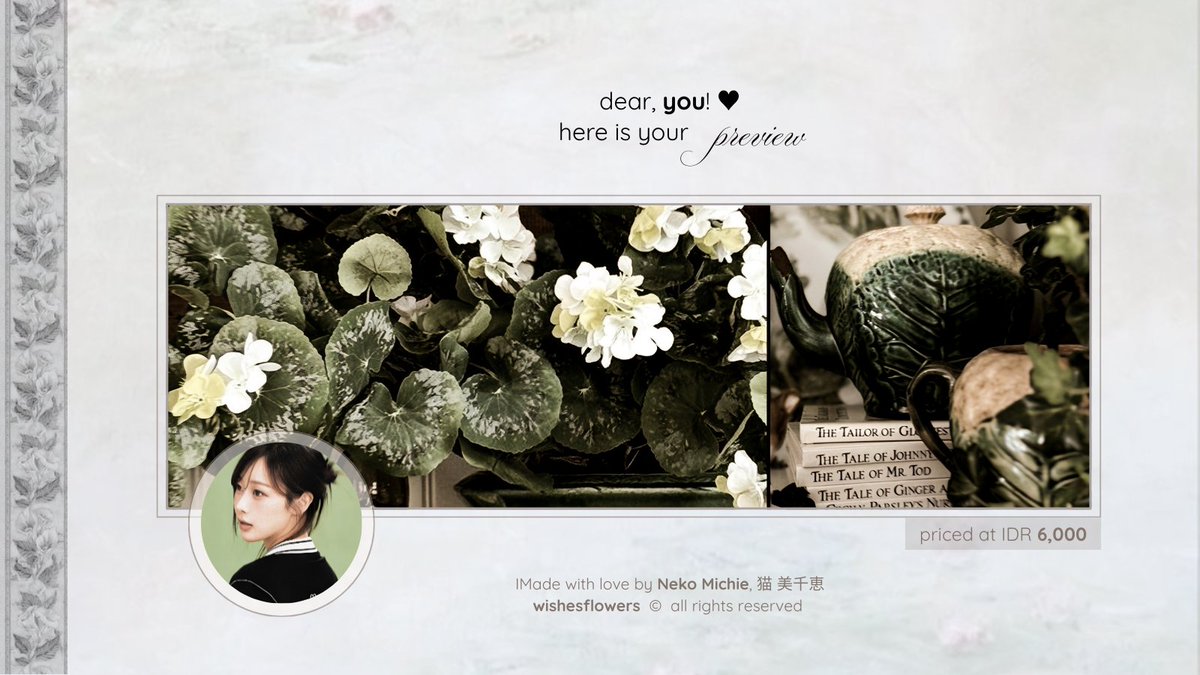 wishesflowers's tweet image. a repost would be very appreciated! 🌺

#zonauang  #zonajajan |  evening, loves! I have (56) ready stock layout from Giselle of AESPA (Wacky WiLLy edition!). priced at IDR 6,000 and already available in JPNGs for avatars. knock and ring my bell if you are interested! 🌼 🌌 🤍