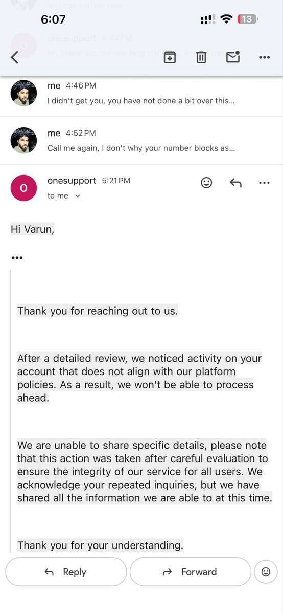 varuntanvar's tweet photo. @zeptocares @Apple @ZeptoNow @AppleSupport Close your email support, same email again and again. I can’t take that anymore. See the repeated email 7-8 times. https://t.co/CGVHWJ6cbw