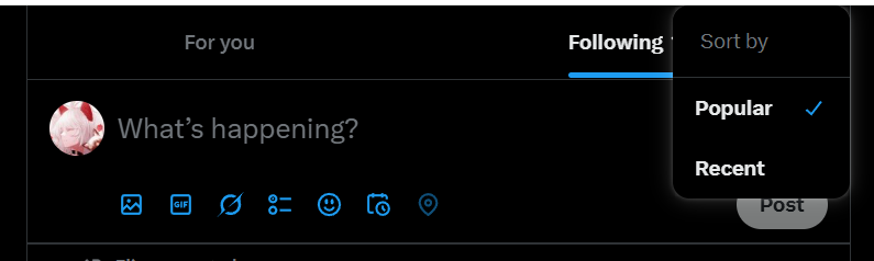 Wtf. How long has this been a thing? And why is it defaulted to popular instead of recent?