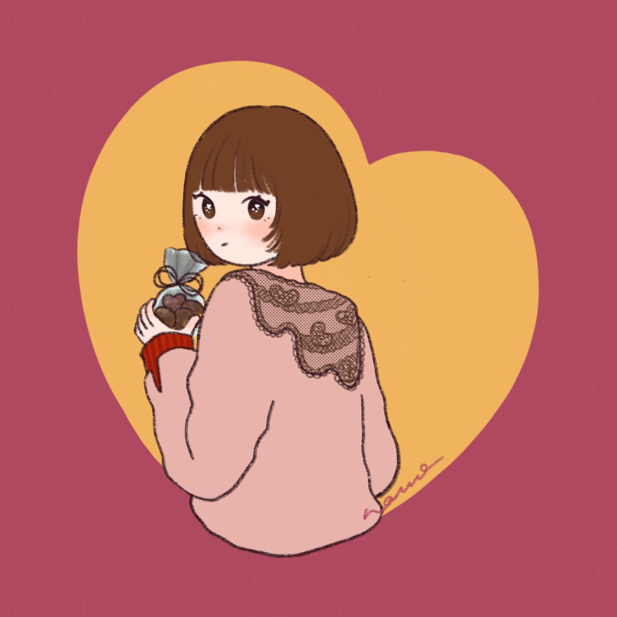nawo_greenyarn's tweet photo. 🍫🤎

#HappyValentinesDay 
#イラスト
#絵描きさんと繫がりたい https://t.co/EiHw4ddnqn