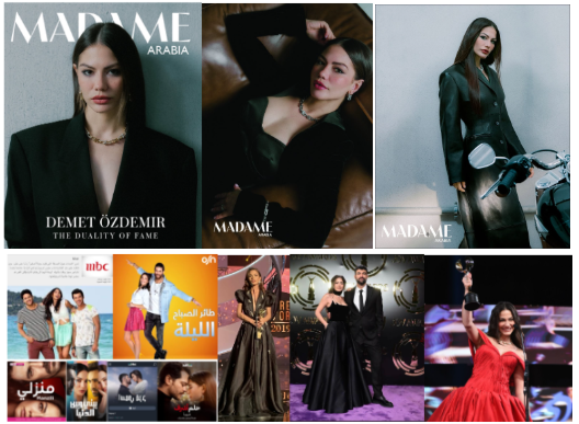 La presencia de #DemetÖzdemir en Oriente Medio ha sido habitual desde el inicio de su carrera. Su trabajo ha sido reconocido con dos prestigiosos galardones y actualmente es portada del número de febrero-abril de 2026 de la revista "MADAME Arabia",