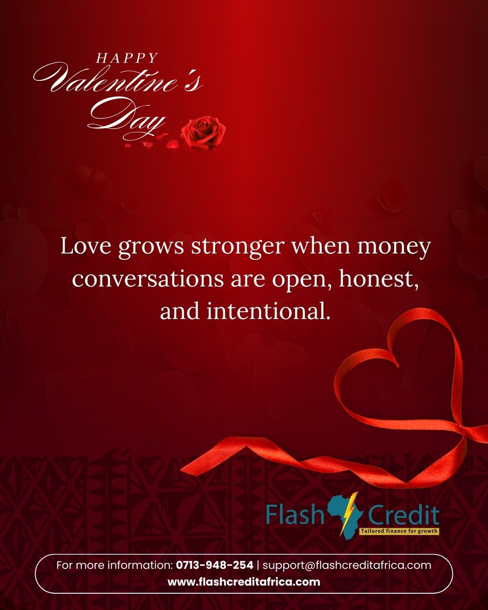 Money and love may not sound romantic — but honest financial conversations build trust, security, and long-term peace in a relationship.
Happy Valentine day...