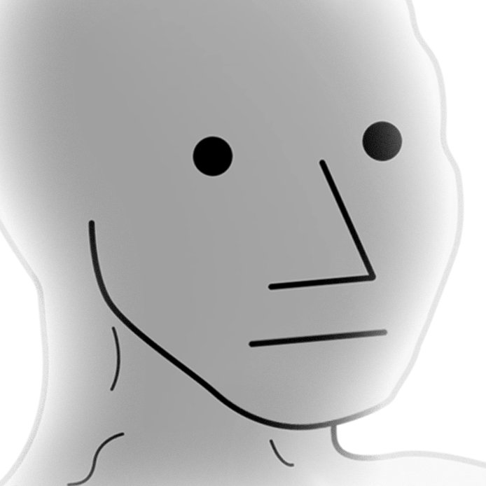 the government has PSYOPs.

the media has priming.

the influencers have talking points.

our weapon?

a jpeg of a dead-eyed man with no lines.

they can’t censor it.

they can’t explain it.

they can’t stop it.

because it says nothing.

and that’s why it means everything.

$NPC