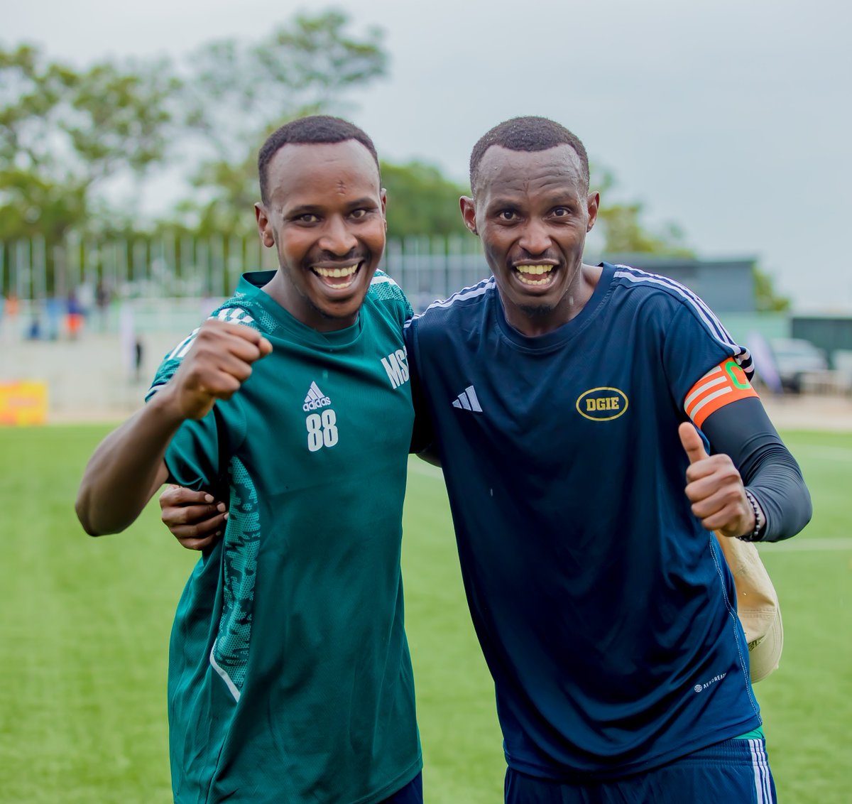 WorkersRwanda's tweet photo. FOOTBALL – MEN || CATEGORY A
FT | @RBCRwanda 1–2 @Rwandamigration
What a contest at Kigali Pelé Stadium!🔥
Finaly, it is the DGIE who crowned the #ARPST Champion 2025/26.
DGIE ni yo yegukanye igikombe itsindiye RBC ku mukino wa nyuma ibitego 2-1.
Congratulations, Kings👑👏⚽ https://t.co/m4NGvEHjZ9