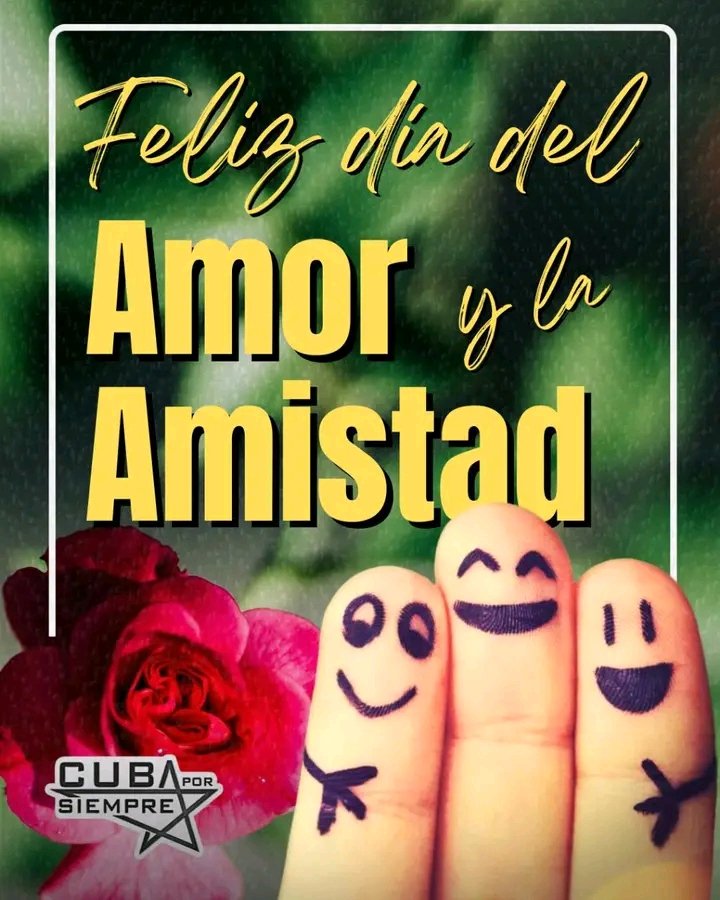 Porque defender la paz es, en esencia, el acto de amor más grande que existe. 

Felicitaciones a todos en este Día del Amor y la Amistad. 🤝🇨🇺