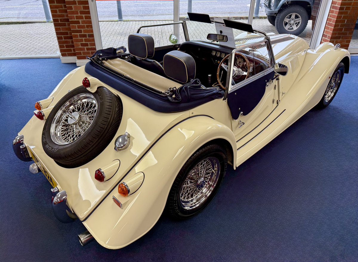 NutleySports's tweet photo. π Love at First Drive π
One-owner Morgan Plus 4 in Royal Ivory, Russian Blue leather, just 6,500 miles, timeless style, built for romance and open roads.
This Valentineβs Day, fall for a love you can drive. β€οΈβ¨
#morganplus4 #nutleysportsprestige https://t.co/OOYQDqK7Vm