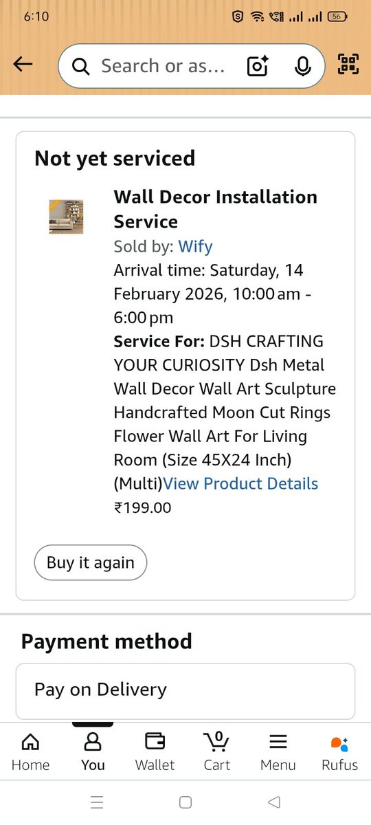 PrerakPatel90's tweet photo. @AmazonHelp @jagograhakjago its 6:10 now and still no one called or visited...i feel lost n cheated, amazon is not serious..wasting my time...@AmitAgarwal @amazonIN @amazon https://t.co/BhjK8IK5IP