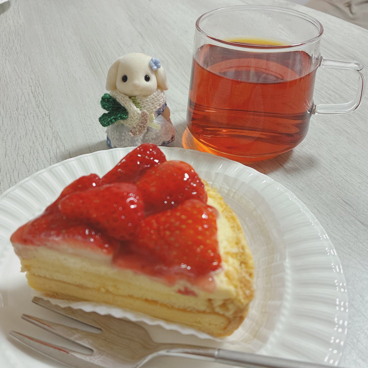 バレンタインなのでケーキを食べます（？）
