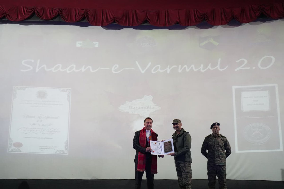 parivaar_school's tweet photo. Celebrating achievers. Inspiring youth. Building stronger communities.
Shaan-e-Varmul 2.0 — where service meets excellence.
#ShaanEVarmul2.0 #Baramulla #chinarcorps
#daggerdivision
#baramullabrigade https://t.co/J6DD8YPhxm