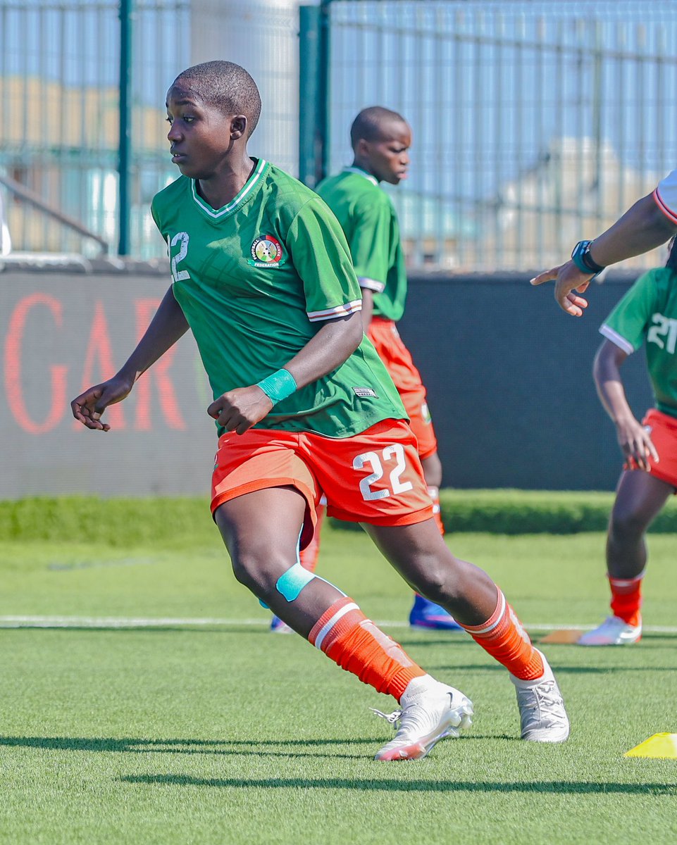 StarletsKE's tweet photo. Warm up complete ✅

#RisingStarlets https://t.co/P9NhkMLeEC