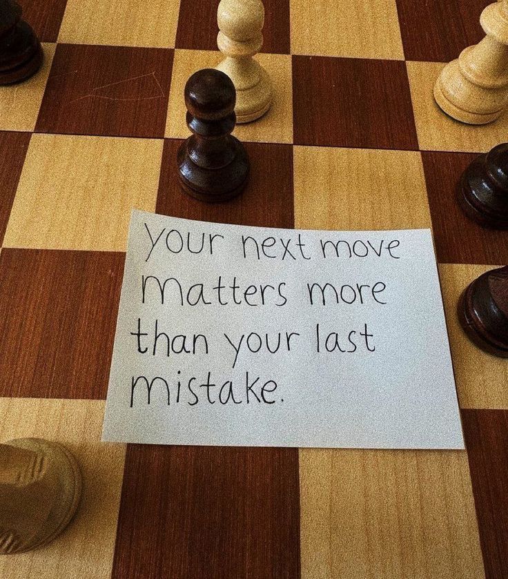Dear son, focus on your next step.