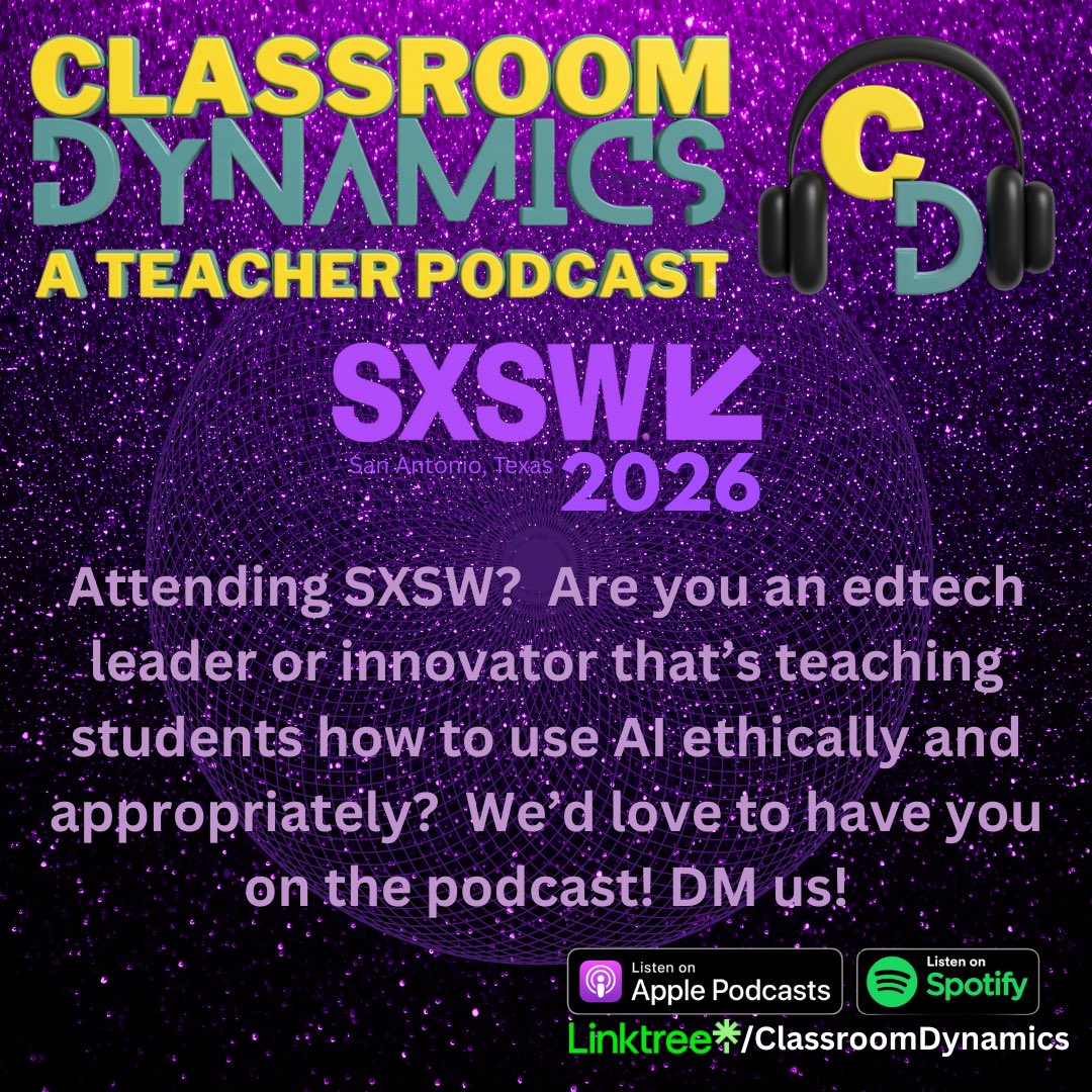 Classroom Dynamics Podcast 🎧 🎙️ tweet media