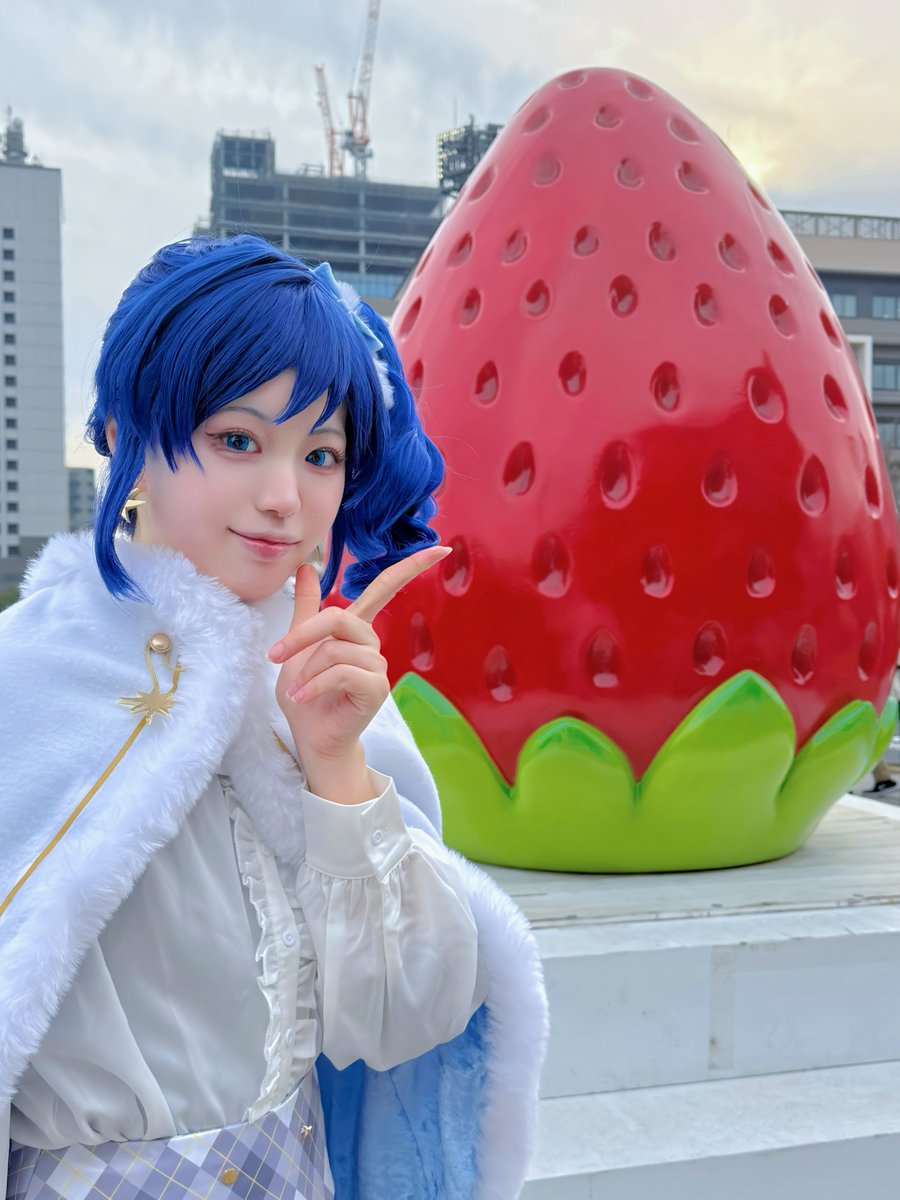 念願の自作ポンチョで遊んできたよ🍓
幸せなバレンタインでした🍫💘

#ココフリ