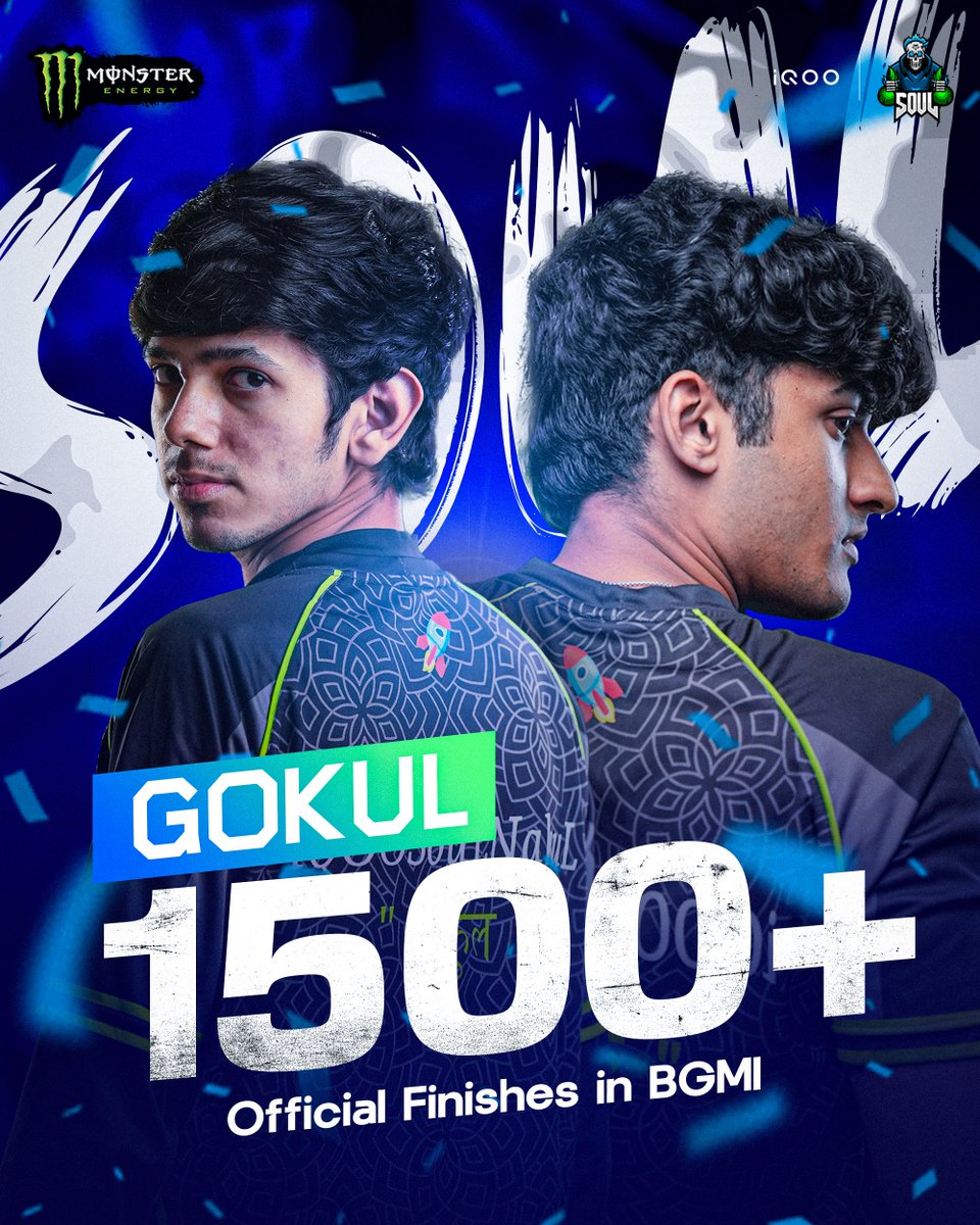 One commands the shadows.
One commands the throne.

Gokul returns for BGIS 2026 Quarterfinals 🚀

#FuelTheiQOOSouL #iQOO #iQOOSouL #MonsterEnergy