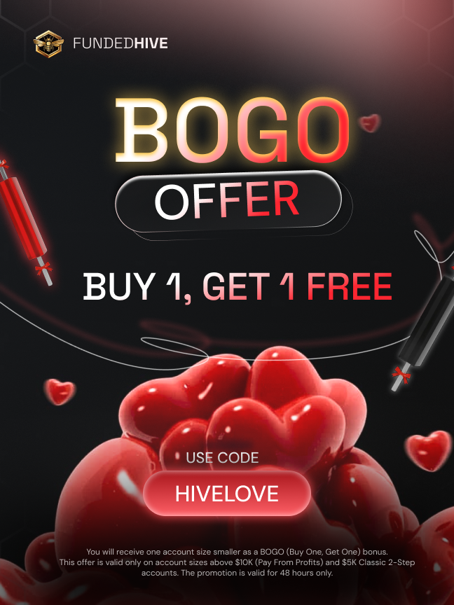 Propfirmedge's tweet image. ⚡ 3 × $10,000 Challenges Giveaway
In partnership with Funded Hive 🎁🚀

1️⃣ Follow - @Propfirmedge 
@FundedHive | @propfirmsplaza 

2️⃣ Like, Repost 🔁 &amp;amp; Tag your friends ❤️

3️⃣ Comment "HIVE" to complete the tasks!

Use code: HIVELOVE
(Buy 1, Get 1 for free)

3 winners - Limited