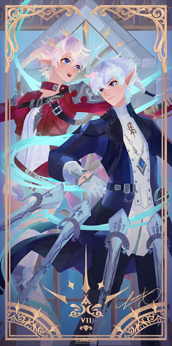 𝘛𝘩𝘦 𝘊𝘩𝘢𝘳𝘪𝘰𝘵 

ffxiv · Alphinaud, Alisae · アルフィノ, アリゼー

Tarot Art Card series #ffxivart