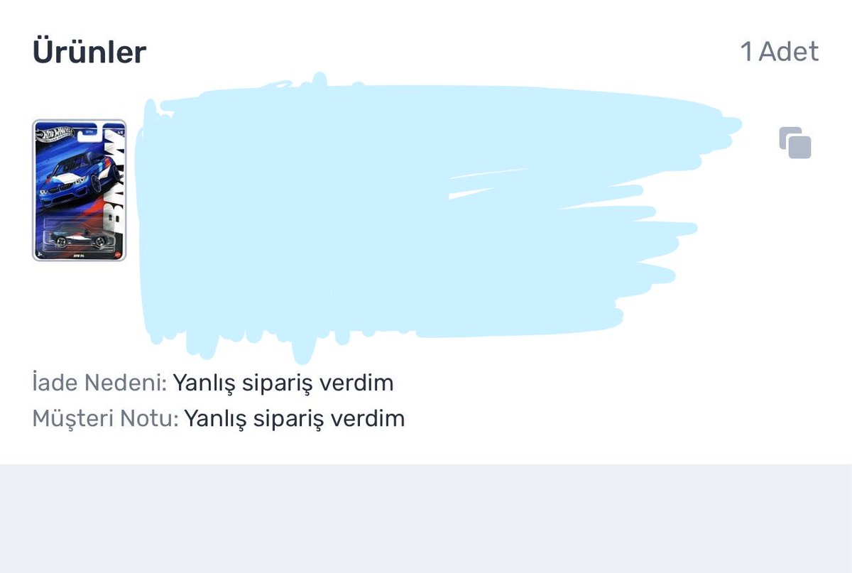Trendyolda şerefsiz alıcılardan birisi daha.. ürünün adı, açıklaması var, ürünün resmi var, siparişi veriyorsun, ürün paketlenip sana kargolanıyor, kargo sana gelince mi yanlış sipariş verdiğini anlıyorsun? Gidiş geliş kargoya 160 TL fatura bana kesilecek ya, o 160 TL sana haram
