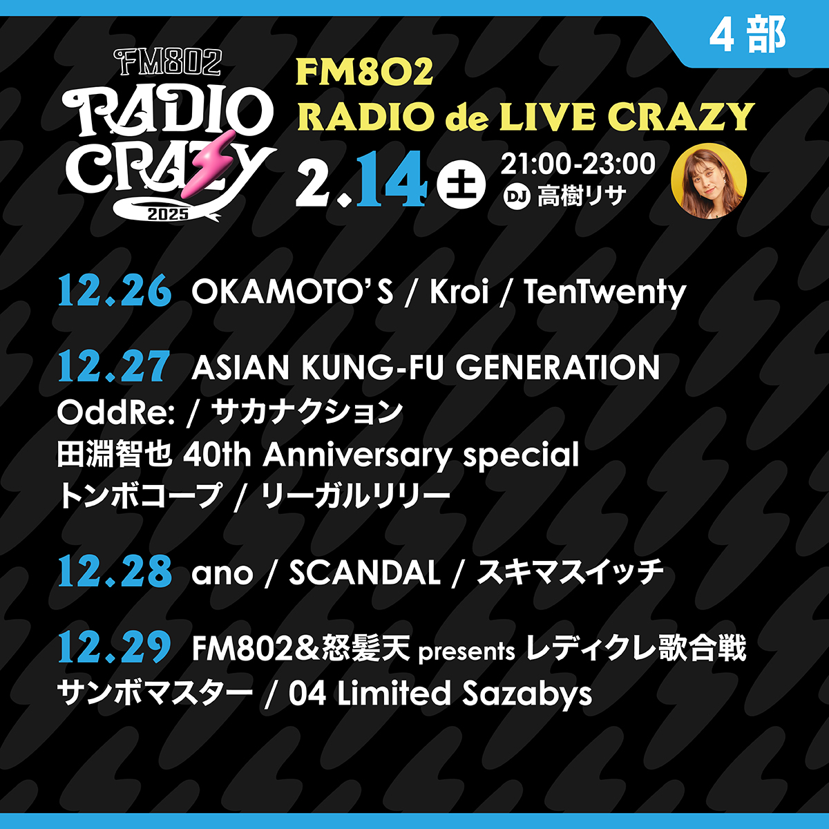 ⋱#FM802 RADIO CRAZY⋰ 私、内田、こちらのライブを語らせていただき