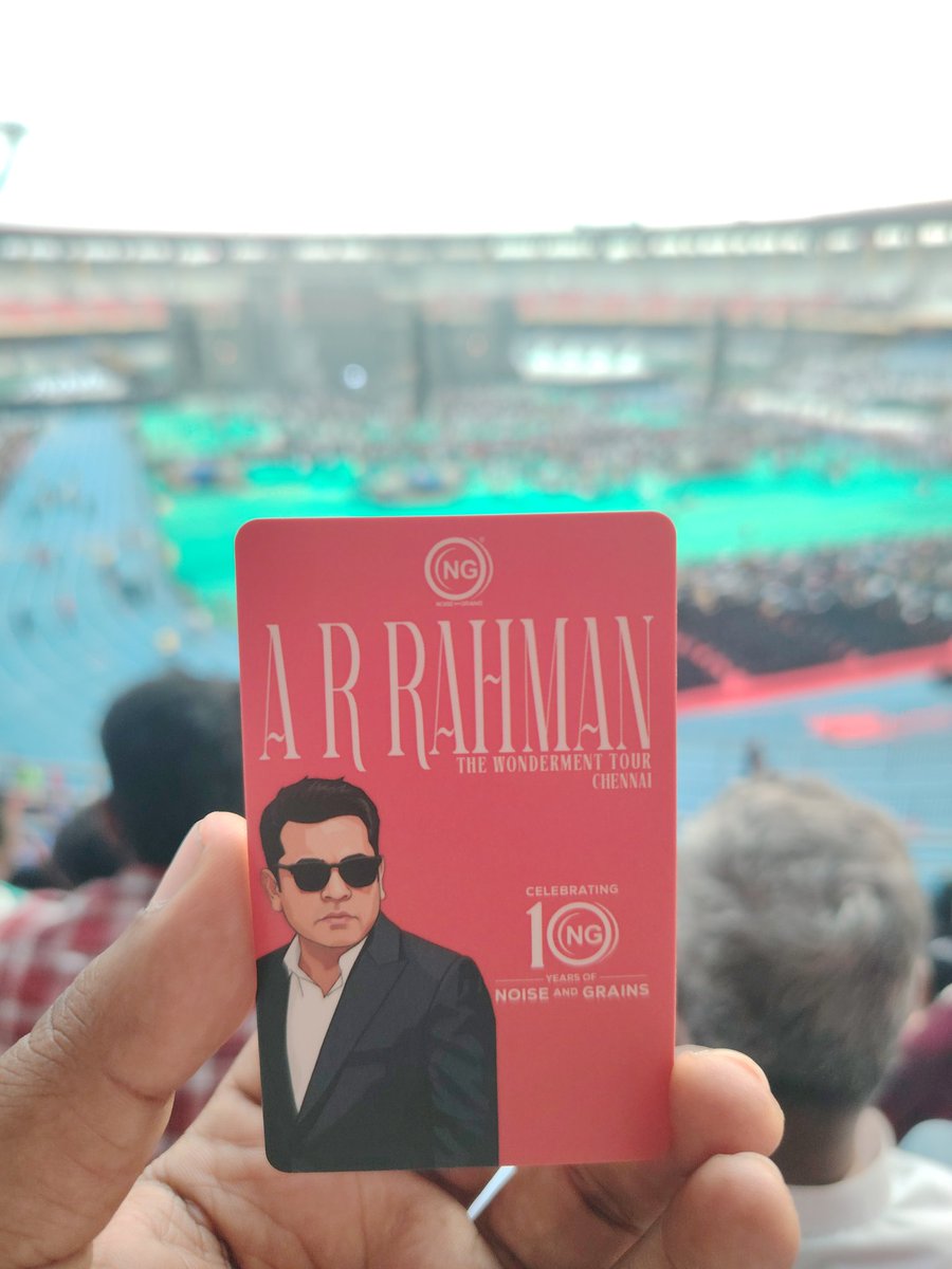 #ST #ARR Wonderment tour chennai