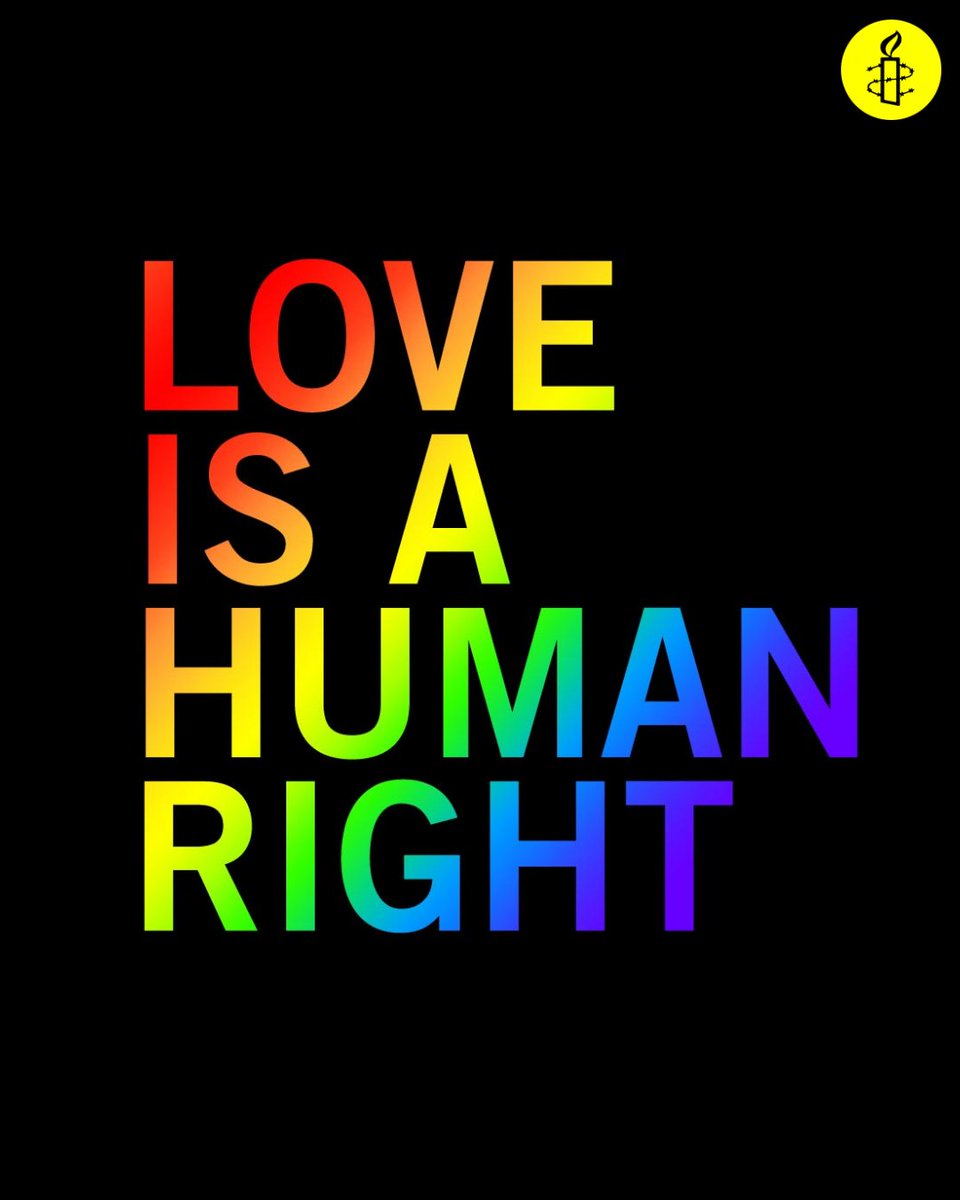 A reminder that love is a human right this Valentine’s Day 
❤️🧡💛💚💙💜