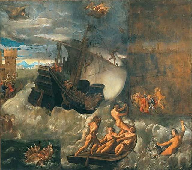 alberto_sanavia's tweet photo. #25febbraio 1341, #Venezia: eccezionale acqua alta. Leggenda vuole che in questa notte fosse avvenuta l’apparizione di S. Marco al pescatore con l’intervento del santo per placare la tempesta, consegnando poi l’anello da dare al doge a testimoniare l’intervento divino https://t.co/6aP1HFVvj0