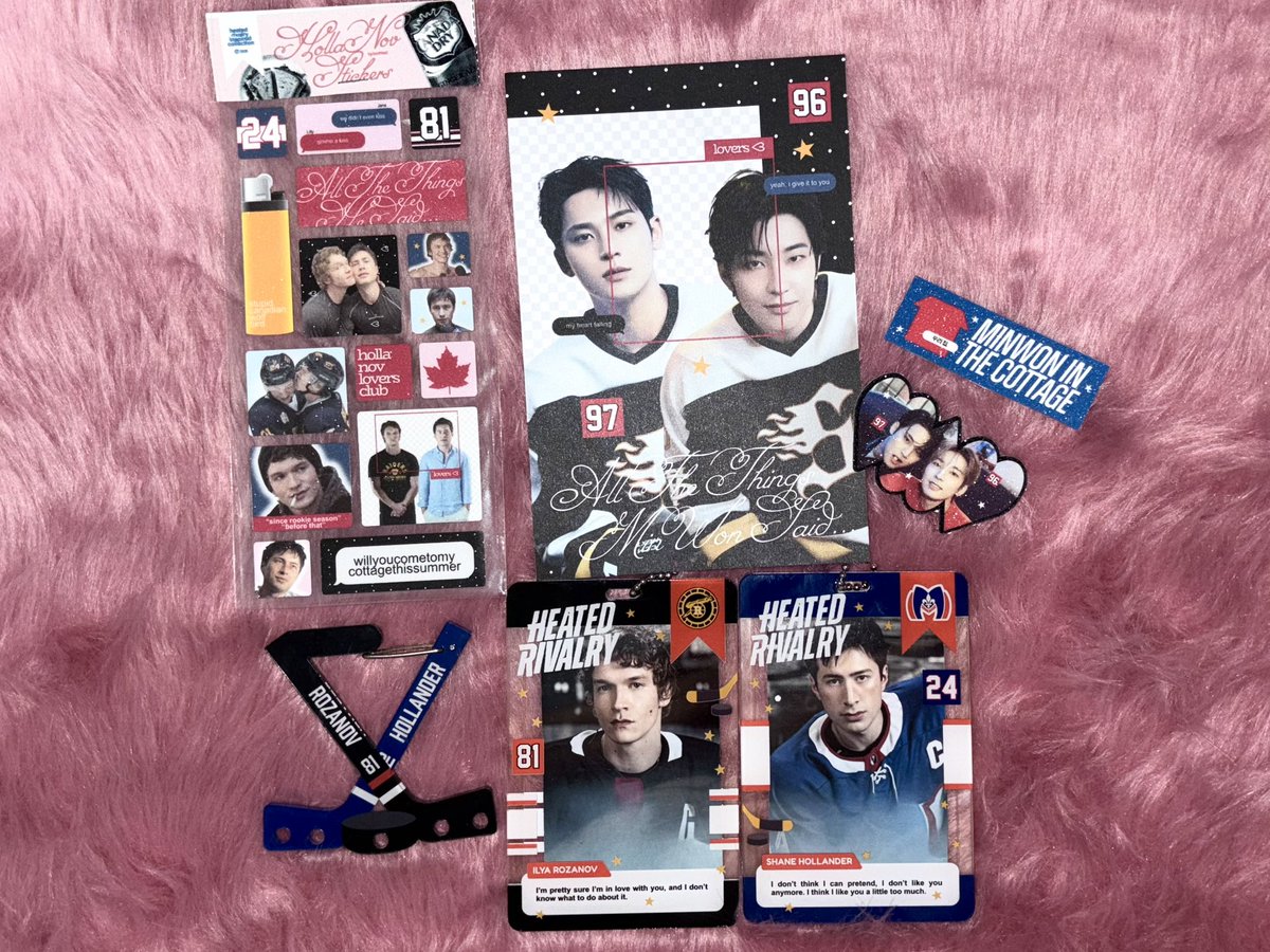 minwoneandonly's tweet image. lovely merch from @lov97std, @jwwfstudio, @Dokkkeey, and @gentlebloomprnt ₊˚⊹ ᰔ

@plus69studios 
#MWMeltingUnderYourHeat