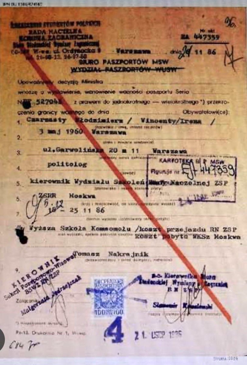 Marszałek Sejmu RP - uczeń Wyższej Szkoły Komsomołu. Na koszt Moskwy.