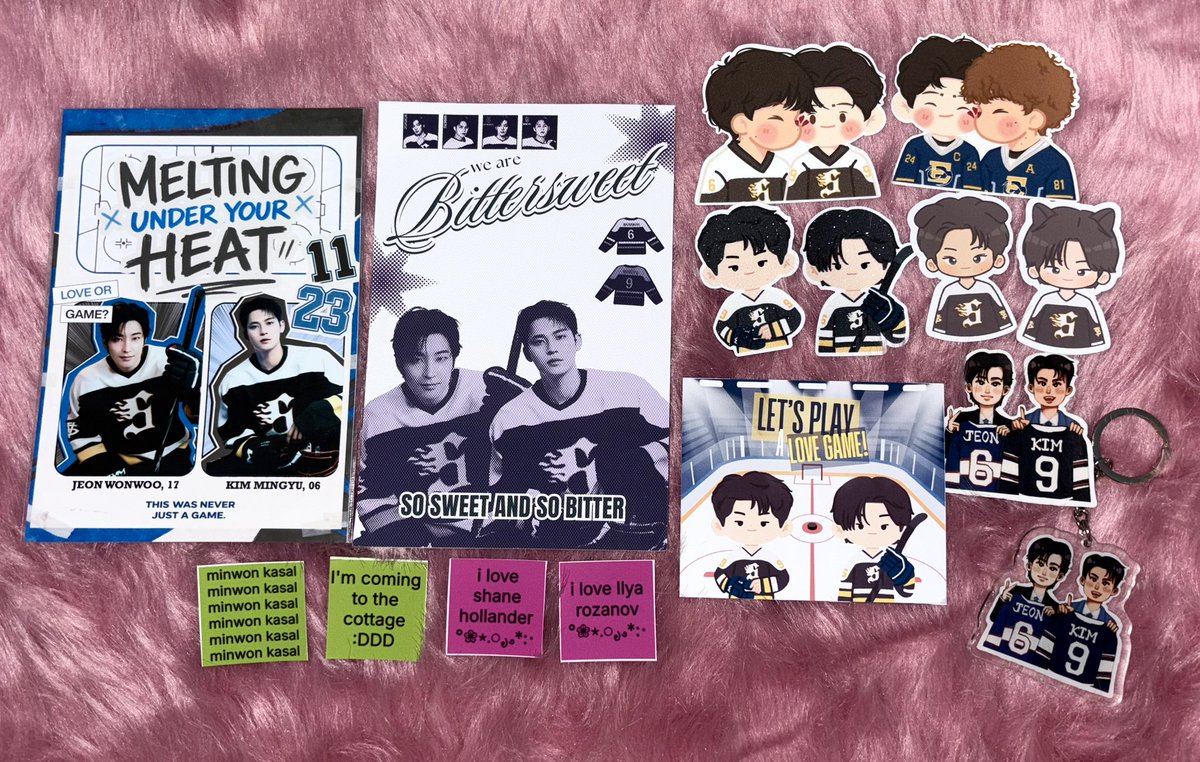 minwoneandonly's tweet image. ⸜(｡˃ ᵕ ˂ )⸝♡ the cutest freebies and trades (esp the minwon x hollanov ones)! thank you for these~ and it was so nice to meet you guys hehe

@plus69studios 
#MWMeltingUnderYourHeat