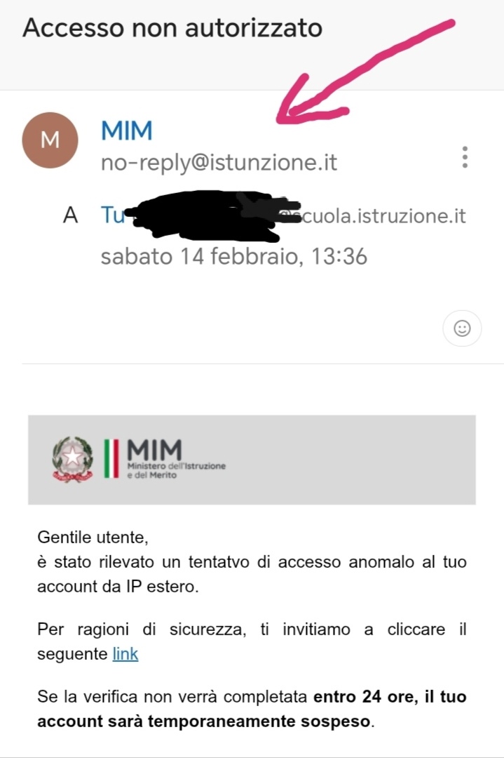 ciancianella's tweet photo. Cari truffatori, riprovate 😂
#truffa
#MIM
#scuola
#scuolapubblica
#scuolapubblicastatale
#VitaDaMaestra
#800A https://t.co/FO3yfv78dp