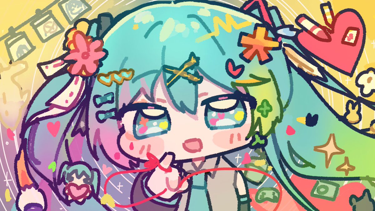 #初音ミク
好きすぎ😭😭😭😭かわいいぃ