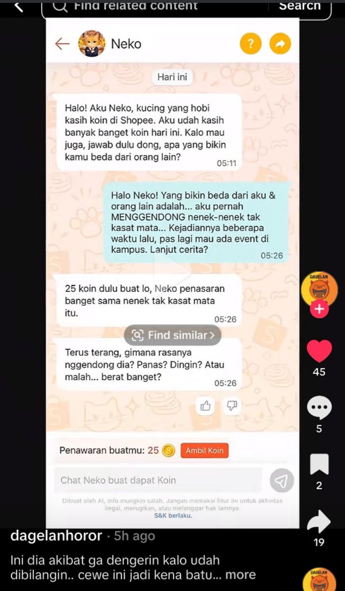 jucnal's tweet photo. seseru itu woyyy chat sama #ShopeeNegoNeko
mana ga pake basa-basi udh lgsg kasih koin aja nih https://t.co/wC6dFdDJHY
