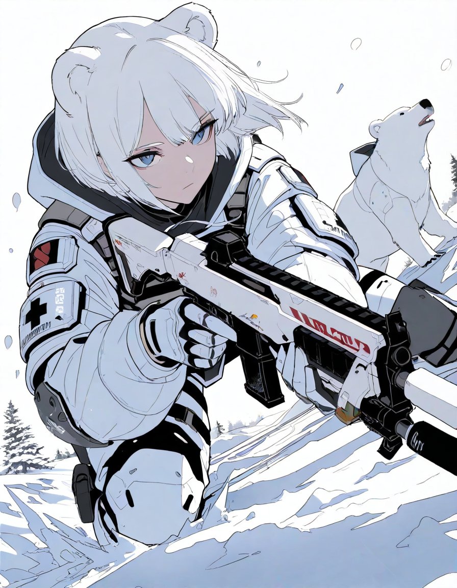 gazo_AI's tweet image. 🐻‍❄️Soldier

#magespace