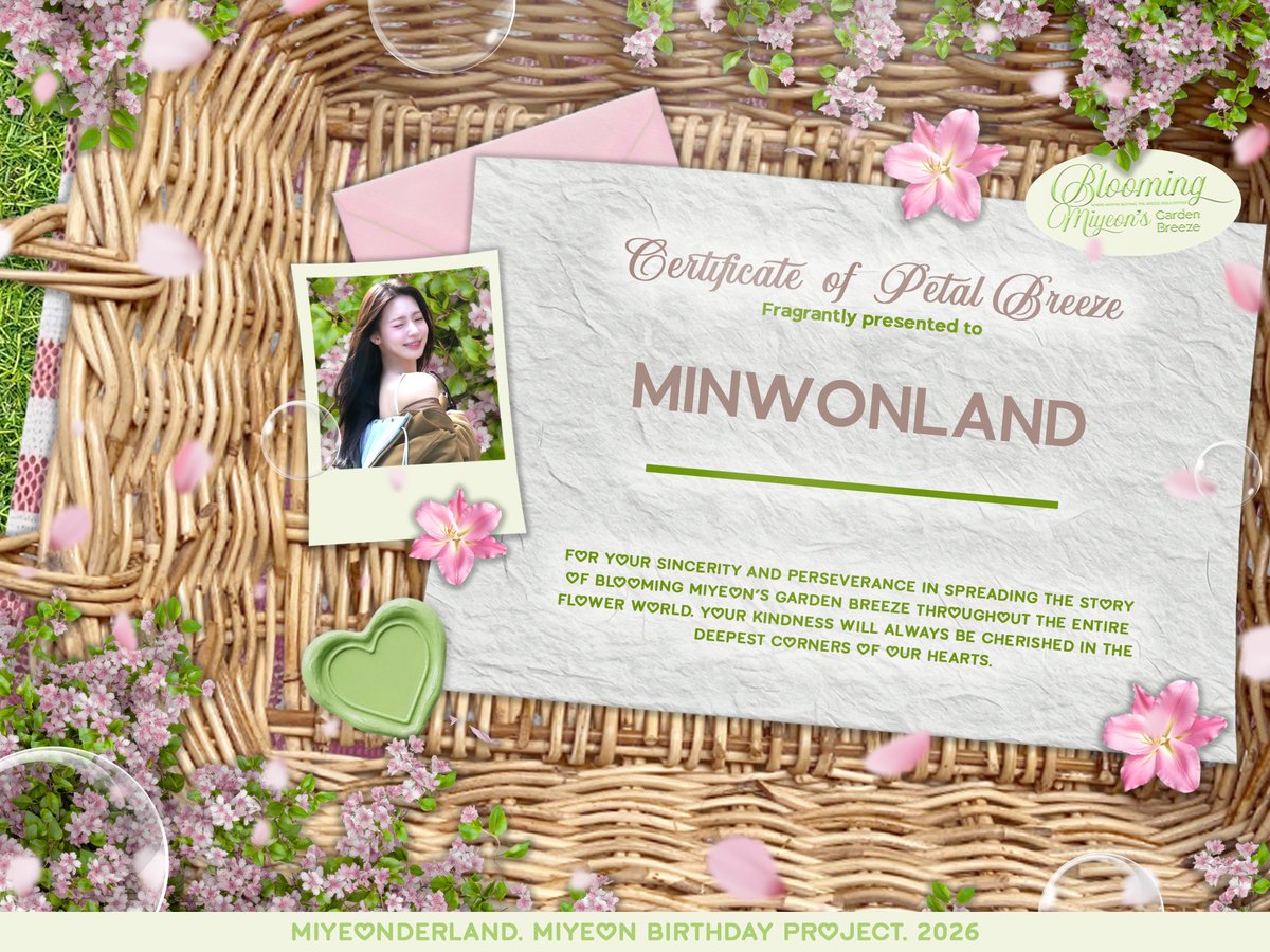 Dear <a href="/MIYEONDERLAND/">MIYEON SEDUNIA.</a>, thank you for trusting us as your media partner. Being part of this project has been a rewarding and inspiring journey. We truly appreciate the collaboration and hope to create more meaningful moments together in the future. ✨

Best regards,
MINWONLAND