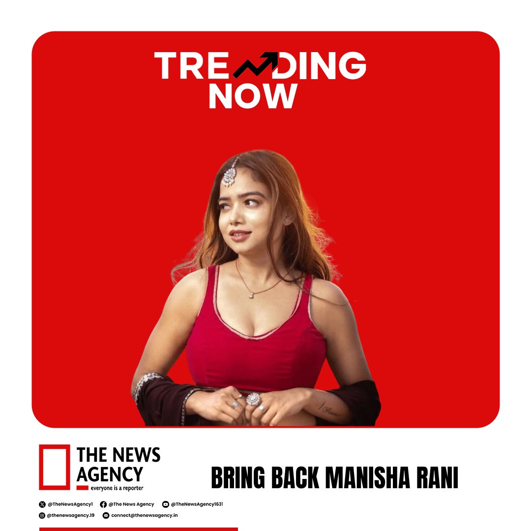BRING BACK MANISHA RANI <a href="/ManishaRaniOFC/">Manisha Rani Official FC 🧜‍♀️</a> #ManishaRani #ManishaSquad #ManishaXThe50