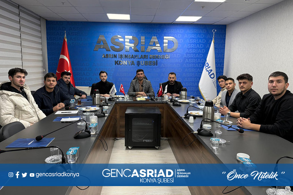 AsriadGenc's tweet photo. ASRİAD Konya Şube Başkanımız Sayın Abdullah Karabağ’ın kıymetli ziyaretleriyle gerçekleştirilen GENÇ ASRİAD Toplantımızın hayırlara vesile olmasını temenni ederiz.

#asriad #gencasriad #asriadkonya #gencasriadkonya https://t.co/rXhZfyWLA0