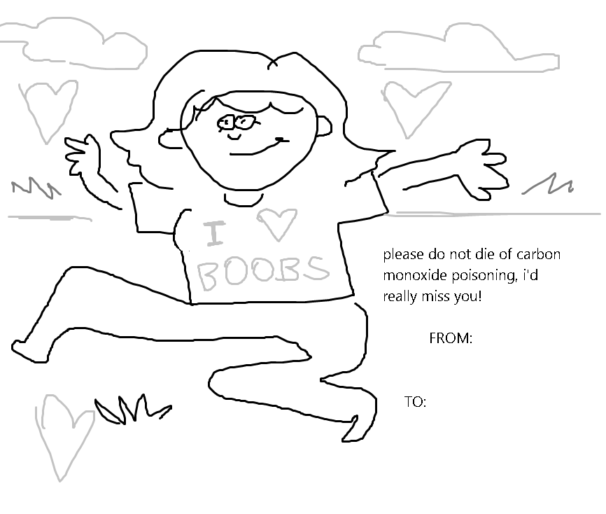 my valentine's day  card